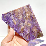 15 Pieces High Quality Charoite Slab - Wholesale Crystals