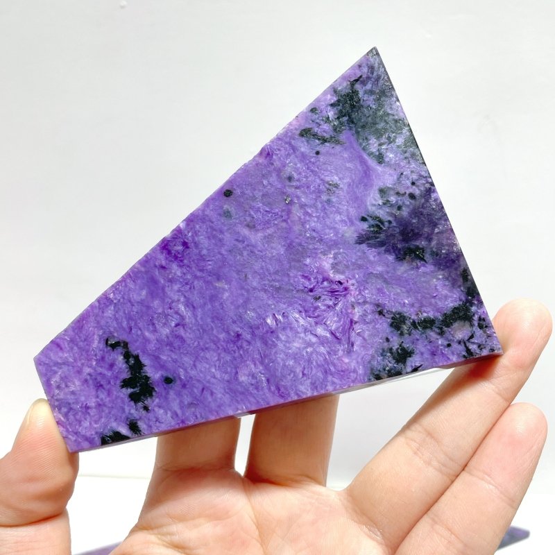 15 Pieces High Quality Charoite Slab - Wholesale Crystals