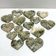 15 Pieces Large 8th Vein Ocean Jasper Heart 3 (Defect) - Wholesale Crystals
