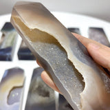 15 Pieces Large Druzy Geode Agate Points - Wholesale Crystals