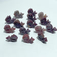 15 Pieces Purple Rose Quartz Nine - Tailed Fox Carving - Wholesale Crystals