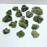 15 Pieces Raw Green Tourmaline Specimen For Collection - Wholesale Crystals