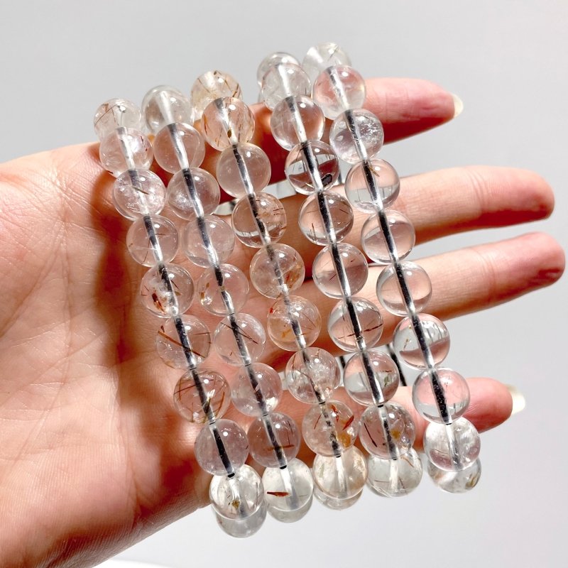 15 Pieces Rutile Quartz Bracelet Closeout - Wholesale Crystals