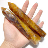 15CM Golden Hematoid Quartz Tower Point Wholesale - Wholesale Crystals