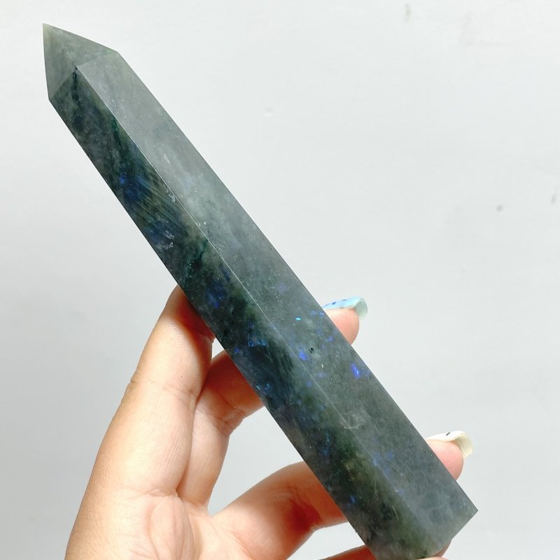 15CM Labradorite Tower Point Wholesale - Wholesale Crystals