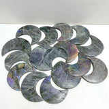 16 Pieces Beautiful Large Labradorite Moon Carving -Wholesale Crystals