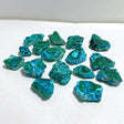 16 Pieces Beautiful Raw Chrysocolla Mixed Malachite Specimen -Wholesale Crystals
