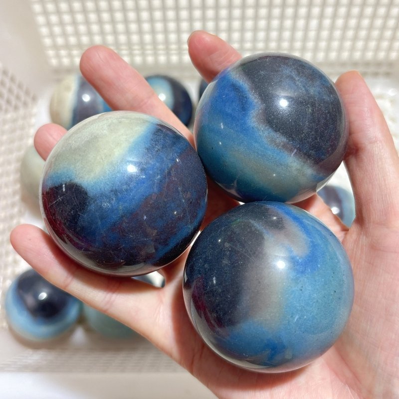 16 Pieces Beautiful Trolleite Spheres - Wholesale Crystals