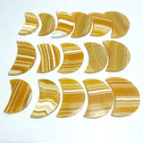 16 Pieces Beautiful Yellow Calcite Moon - Wholesale Crystals