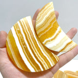 16 Pieces Beautiful Yellow Calcite Moon - Wholesale Crystals