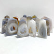 16 Pieces Four - sided Druzy Geode Agate Points - Wholesale Crystals