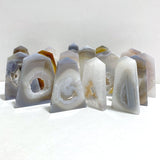 16 Pieces Four - sided Druzy Geode Agate Points - Wholesale Crystals