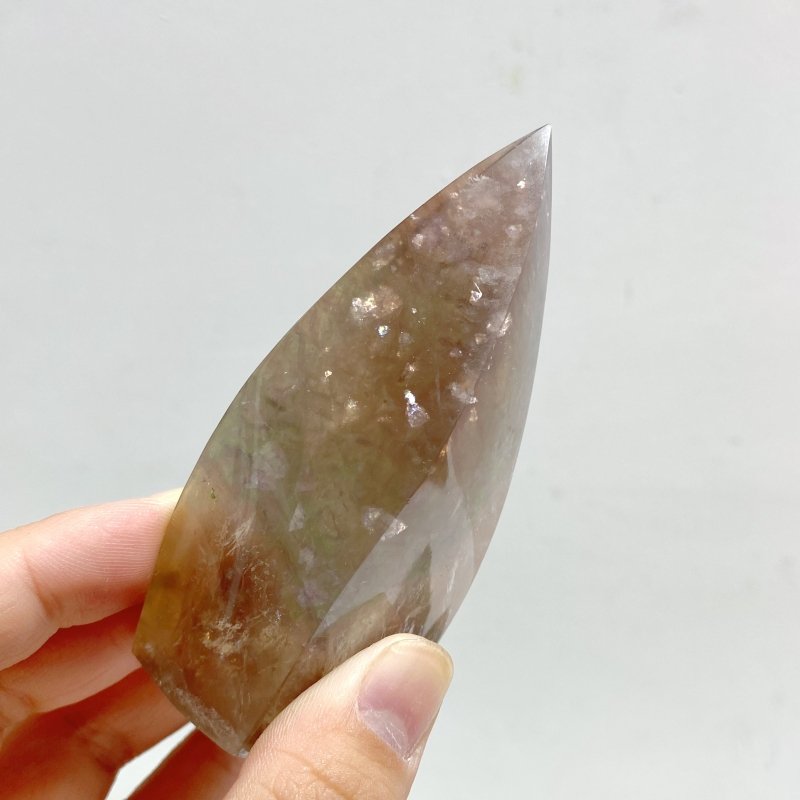16 Pieces High Quality Large Rainbow Fluorite Flame -Wholesale Crystals