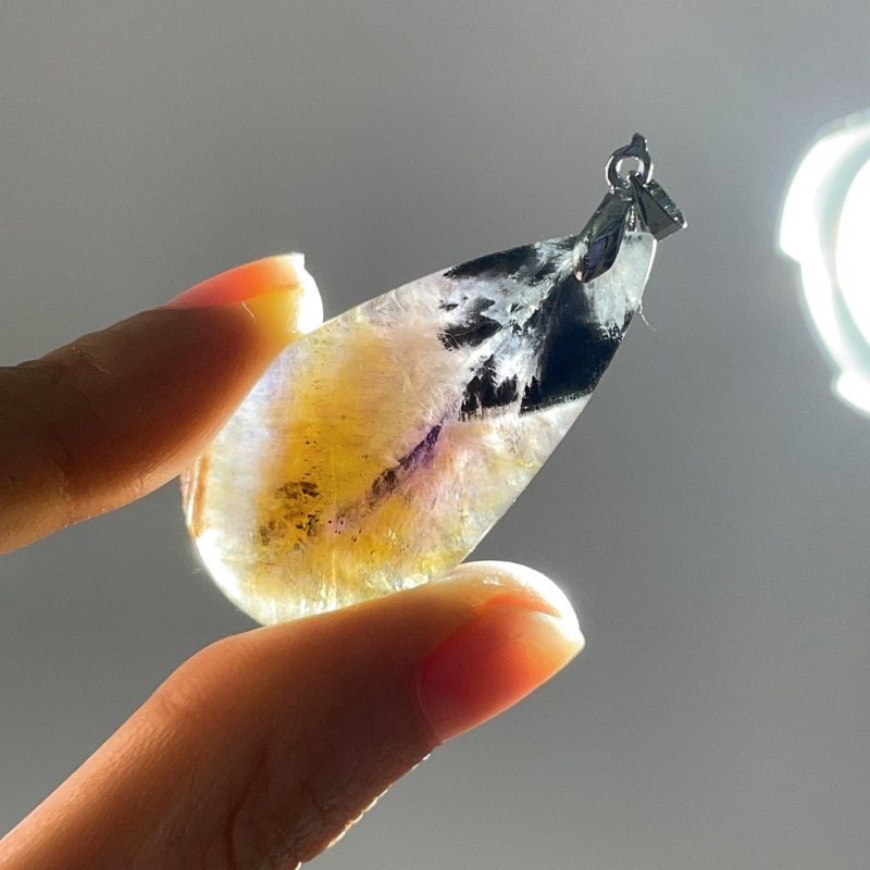 16 Pieces Rare Auralite 23 Ametrine Mixed Pyrite Crystal For Collection -Wholesale Crystals