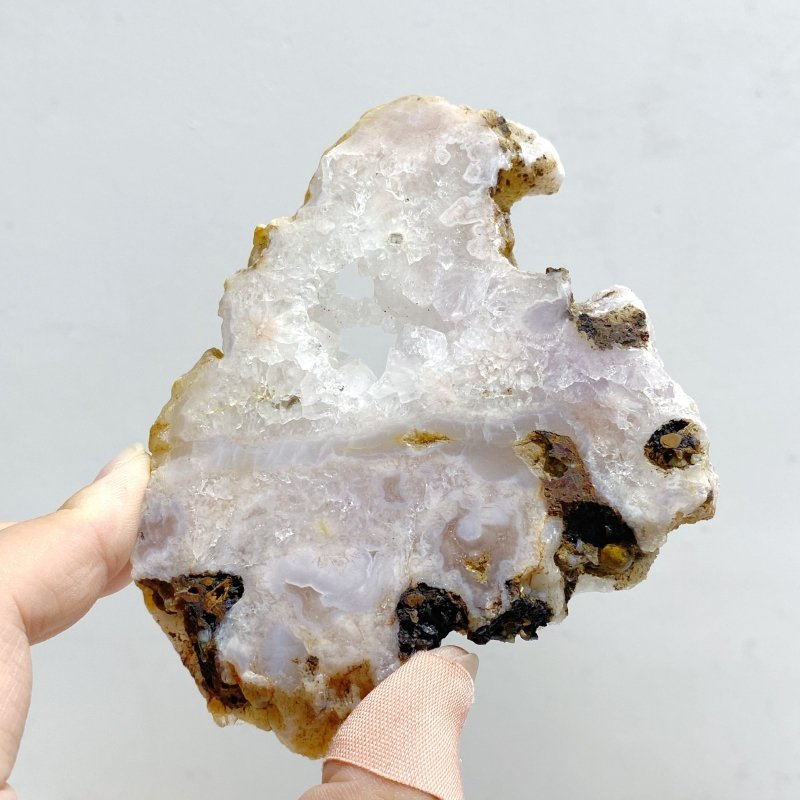 16 Pieces Sakura Flower Agate Slabs -Wholesale Crystals