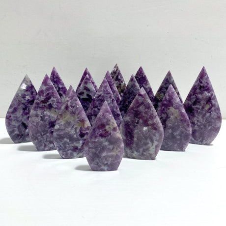 16 Pieces Spark Lepidolite Arrow Head Shape - Wholesale Crystals