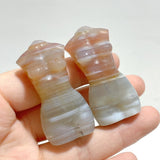 16 Pieces Stripe Agate Goddess Carving - Wholesale Crystals