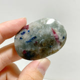 Pink & Blue Tourmaline Palm Stone Wholesale (Crack)