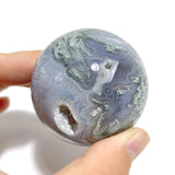 17 Pieces Beautiful Moss Agate Spheres - Wholesale Crystals