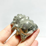 17 Pieces Halloween Pyrite Spider Carving - Wholesale Crystals