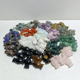 17 Types 5cm Candy Carving Wholesale Green Aventurine Tiger Eye Howlite Closeout -Wholesale Crystals