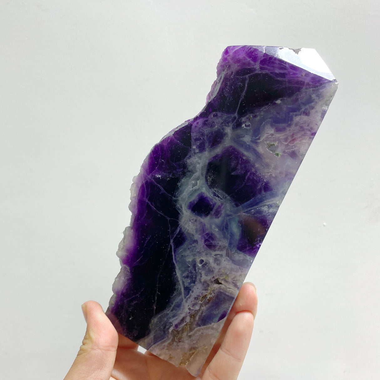 5 Pieces Rainbow Fluorite Raw Side Tower