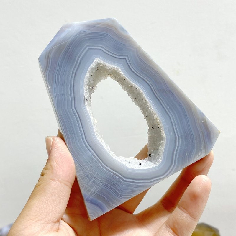18 Pieces Agate Geode Druzy Tower Point - Wholesale Crystals