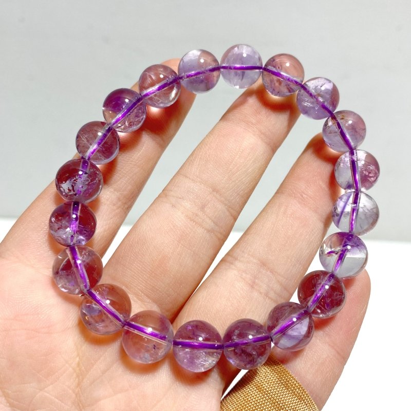 18 Pieces Beautiful Amethyst Bracelets - Wholesale Crystals
