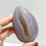18 Pieces Geode Druzy Agate Eggs -Wholesale Crystals