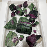 18 Pieces Raw Ruby Zoisite Stone Specimen -Wholesale Crystals