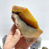 19 Pieces Beautiful Geode Druzy Agate Four - sided Tower Point - Wholesale Crystals