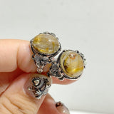 19 Pieces Golden Rutile Quartz Different Styles Rings -Wholesale Crystals