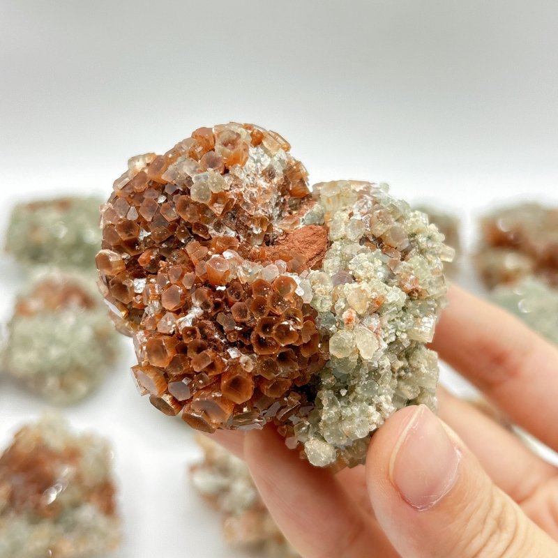 19 Pieces Raw Aragonite Stone Specimen White mixed Red - Wholesale Crystals