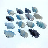 15 Pieces Trolleite Stone Sea Turtles Carving