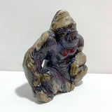Unique Volcano Agate King Kong Ape Carving #4