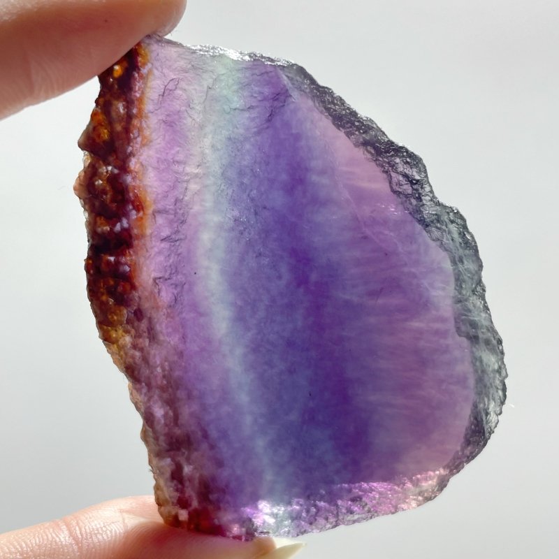 2 - 3in Small Rainbow Fluorite Slab Wholesale - Wholesale Crystals