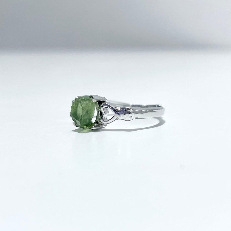 2 Color Clear Apatite Green&Blue Ring - Wholesale Crystals