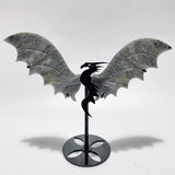 2 Pairs Labradorite Flying Dragon Wing With Stand -Wholesale Crystals