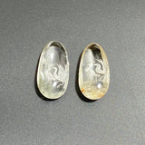 2 Pieces Crane Garden Quartz Inner Scene Carving -Wholesale Crystals