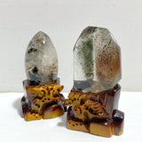 2 Pieces Garden Quartz With Stand -Wholesale Crystals