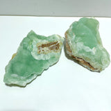 2 Pieces Hemimorphite Raw Stone Specimen For Collection - Wholesale Crystals