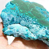 2 Pieces High Quality Beautiful Chrysocolla Mixed Malachite Slab Specimen 3 - Wholesale Crystals