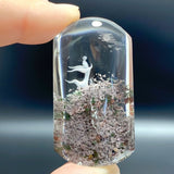 2 Pieces High Quality Buddhist Monk Bodhi Kensho Garden Quartz Inner Scene Carving - Wholesale Crystals