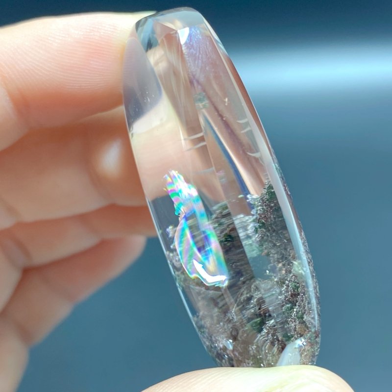 2 Pieces High Quality Buddhist Monk Bodhi Kensho Garden Quartz Inner Scene Carving - Wholesale Crystals