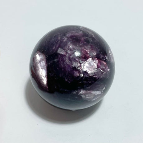 2 Pieces High Quality Spark Lepidolite Spheres - Wholesale Crystals