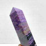 2 Pieces Large Charoite Tower Point For Collection - Wholesale Crystals