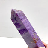2 Pieces Large Charoite Tower Point For Collection - Wholesale Crystals