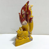 2 Pieces Mookaite Nine-tailed Fox Carving 6 -Wholesale Crystals