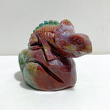 2 Pieces Ocean Jasper Lizard Carving 5 -Wholesale Crystals