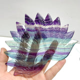 2 Pieces Peacock Crystal Carving With Stand Fluorite Ruby In Kyanite - Wholesale Crystals